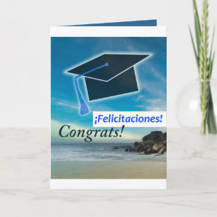 Carte d'espagnol de graduation Felicitaciones