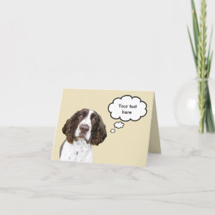 Carte d'espagnol Springer anglais personnalisée