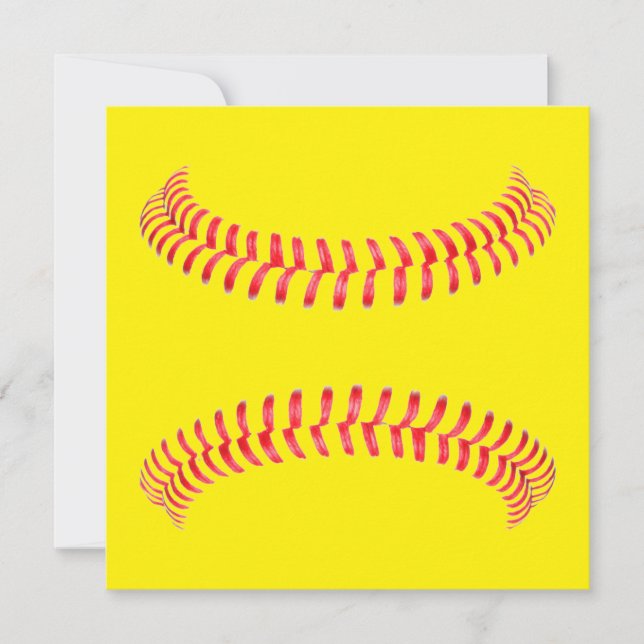 Carte d'essai de softball ronde personnalisée (Devant)