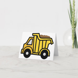 Carte Dessin à clip avec un camion à pompe de constructi