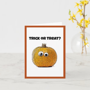 Carte Dessin Citrouille d'Halloween à l'aide d'un titre 