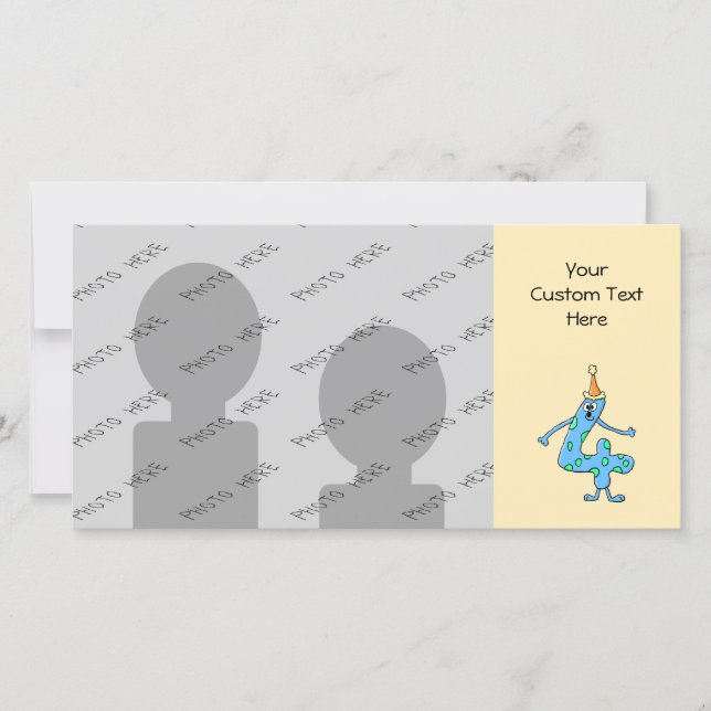 Carte Dessin d'anniversaire 4. (Devant)