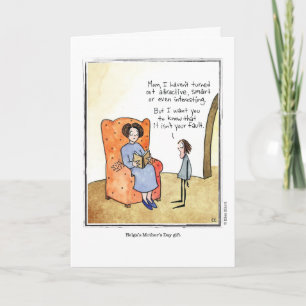 Carte Dessin de la FÊTE DE LA MÈRE par Ellen Elliott