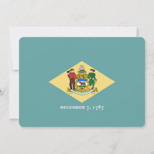 Carte Dessin du drapeau de l'État du Delaware