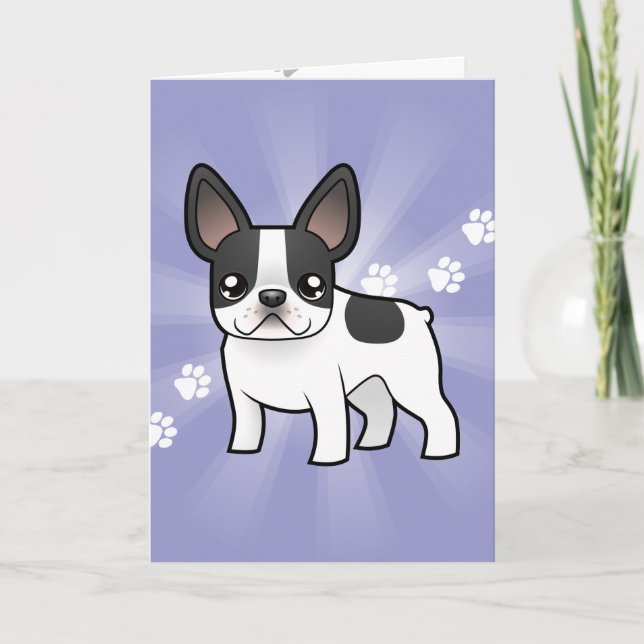 Carte Dessin Français Bulldog (Devant)
