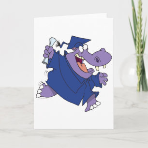 Carte dessin humoristique de l'hippo