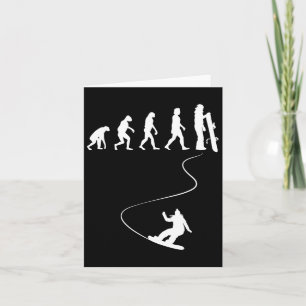 Carte Dessin Simple Evolution Snowboard