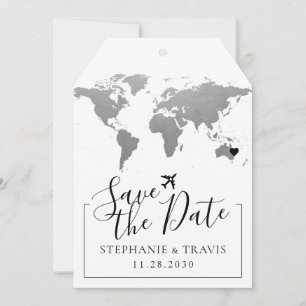 Carte Destination Mariage Argent Enregistrer la da