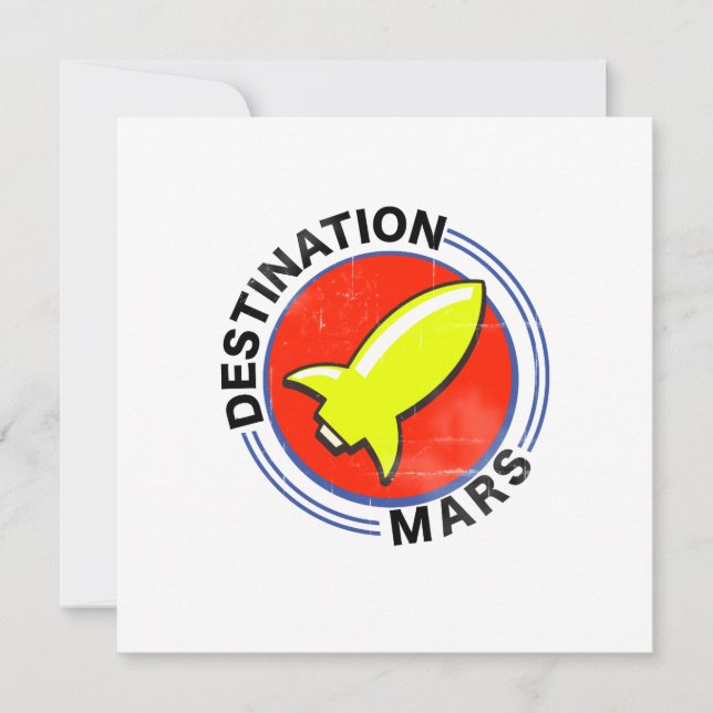 Carte Destination Mars (Devant)