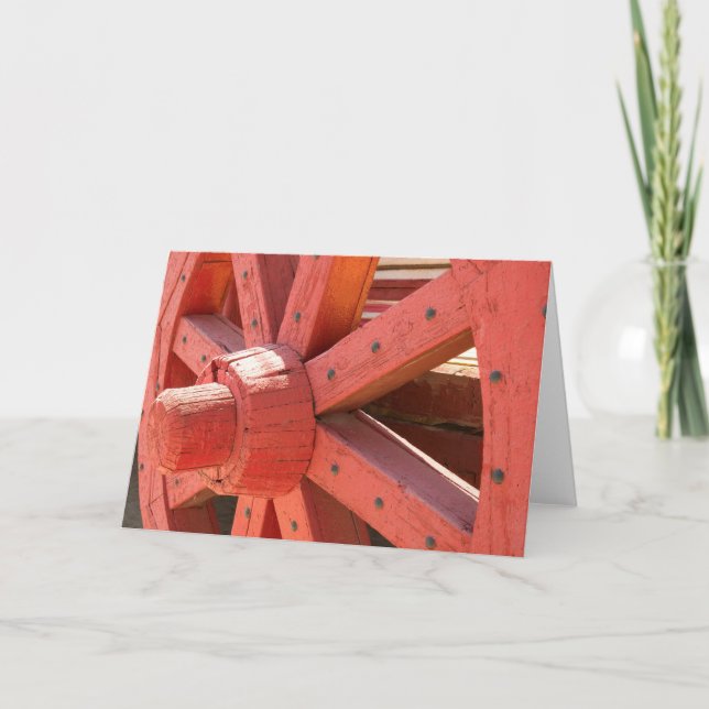 Carte Détail de la roue du wagon (Devant)