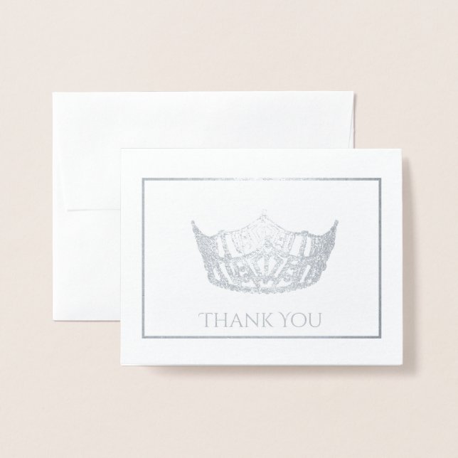 Carte d'état à huile style Miss America (Devant avec enveloppe)