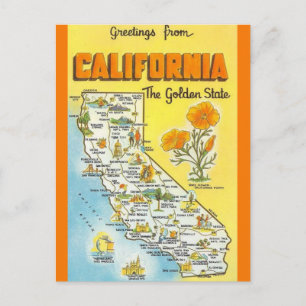 Carte d'état de la Californie