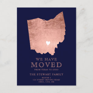 Carte d'état de l'Ohio - Déménagement d'une maison