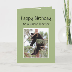 Carte Détendez-vous c'est votre ours d'anniversaire pour