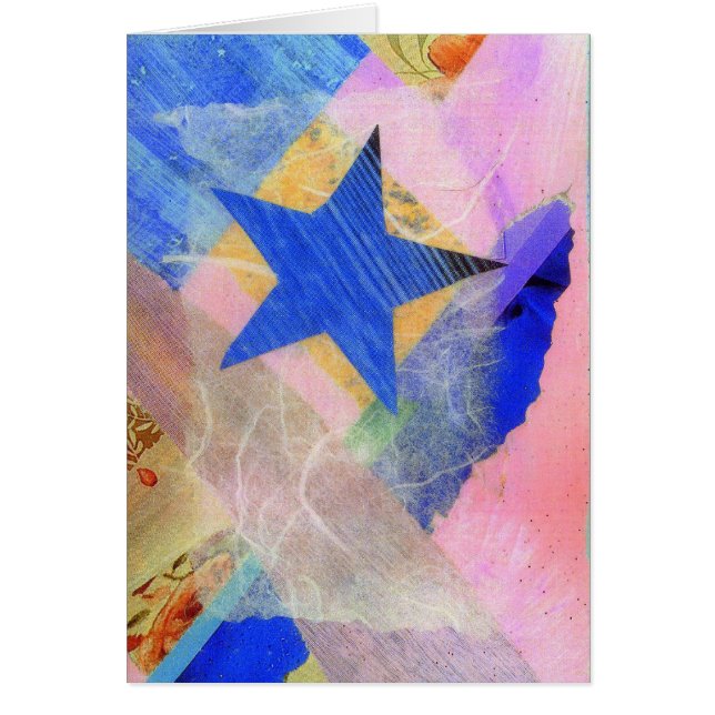 Carte d'étoile bleue (Devant)