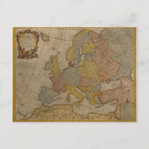 Carte d'Europe   1700