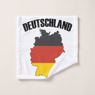Carte Deutschland - Drapeau allemand - Allemagne V