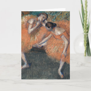 Carte Deux Danseurs   Edgar Degas
