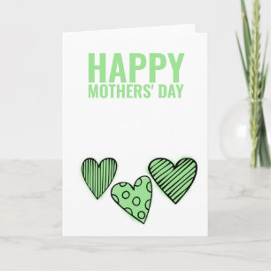 Carte Deux mamans Bonne fête des mères gay Green