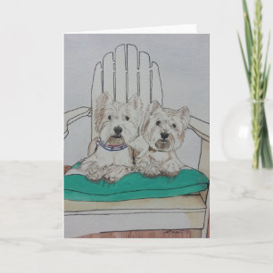 Carte Deux Pals Westie