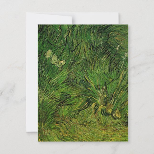 Carte Deux papillons blancs par Vincent van Gogh (Devant)