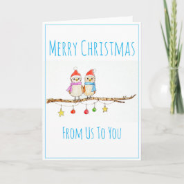 Carte Deux petits oiseaux