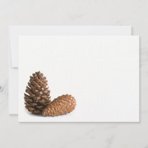 Carte Deux pinecones