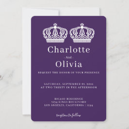 Carte Deux Reines Font Un Mariage Gay À Thème De Couronn