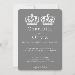 Carte Deux Reines Font Un Mariage Gay À Thème De Couronn