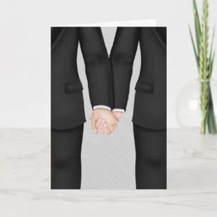 Carte Deux salles, félicitations pour les Mariages homos