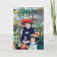 Deux Soeurs - Renoir Impressionniste Peinture 1881
