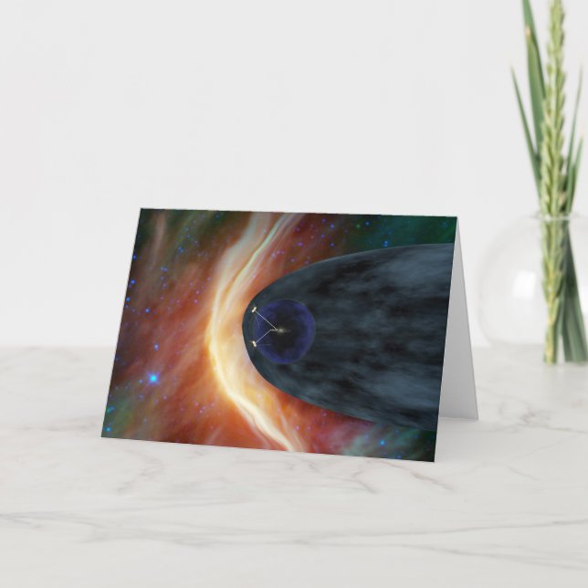 Carte Deux Voyageurs Spacecraft Explorer L'Espace Turbul (Devant)