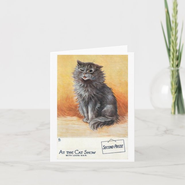 Carte Deuxième prix @ le Cat Show de Louis Wain (Devant)