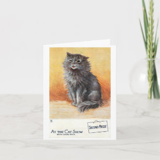 Carte Deuxième prix @ le Cat Show de Louis Wain