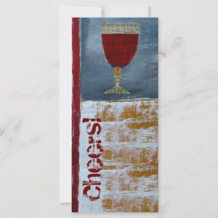 Carte d'évaluation de dégustation de vin