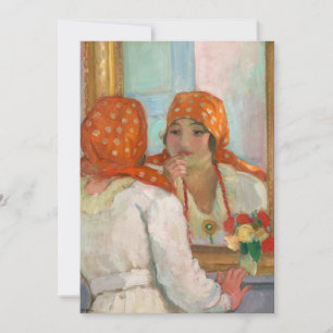 Carte Devant le miroir   Henri Lebasque