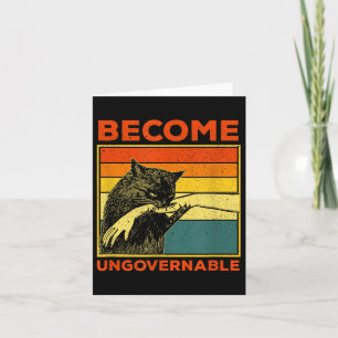 Carte Devenir ingouvernable - Black Cat Mâle de morsure