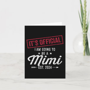 Carte Devenir Mimi Premier Jour Des Mères Nouveau Grand-