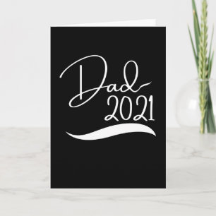 Carte Devenir un cadeau papa 2021 pour père Baby arrive