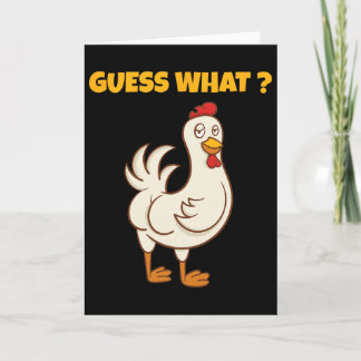 Carte Devinette Drôle Quel Cul De Poulet ! Ferme Poulet 