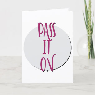 Carte Devise de récupération d'anniversaire de transmiss