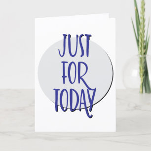 Carte Devise de récupération pour l'anniversaire Juste p