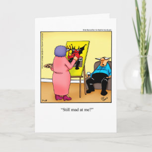 Carte D'Excuses Drôle Pour Un Couple