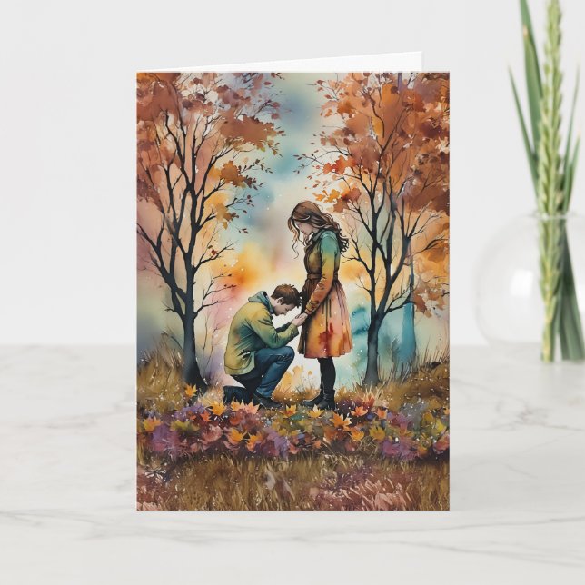 Carte d'excuses pour le pardon d'automne (Devant)