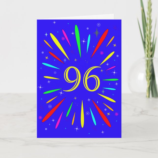 Carte d'explosion 96e anniversaire (Devant)
