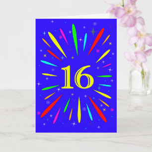 Carte d'explosion du 16e anniversaire