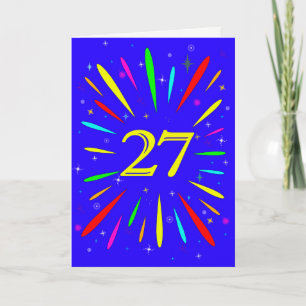 Carte d'explosion du 27e anniversaire