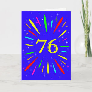 Carte d'explosion pour le 76e anniversaire
