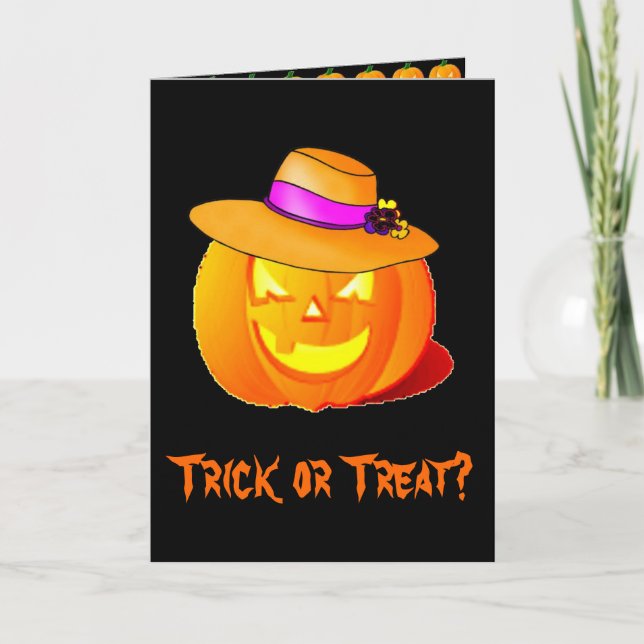 Carte d'Halloween (Devant)