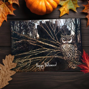 Carte d'Halloween Éffrayant vintage